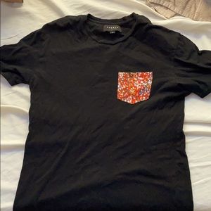 Pacsun coup neck shirt with pocket in the front